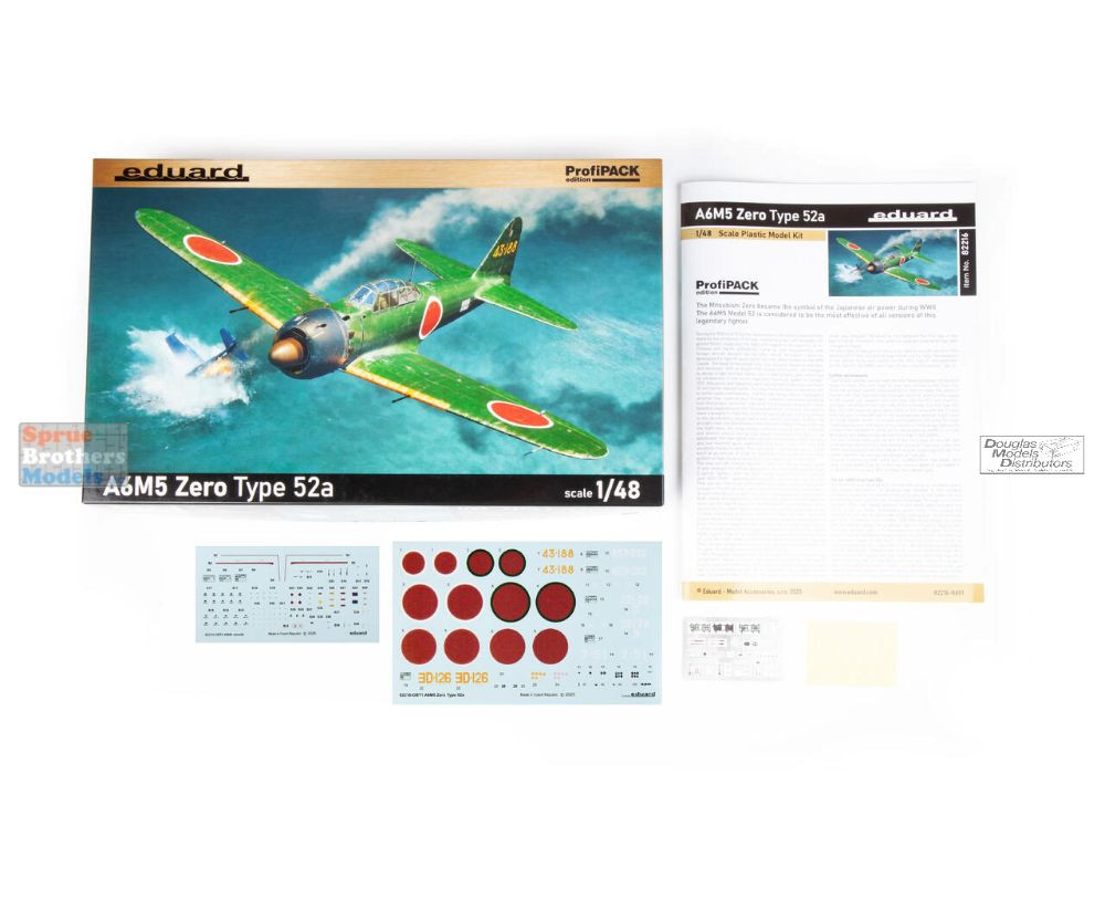 EDU82216 1:48 Eduard A6M5 Zero Type 52a ProfiPACK - Sprue Brothers