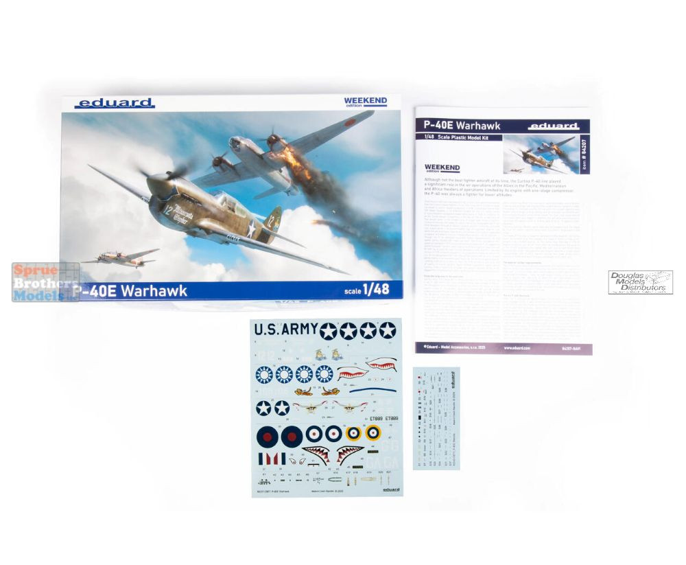 EDU84207 1:48 Eduard P-40E Warhawk [Weekend Edition] - Sprue