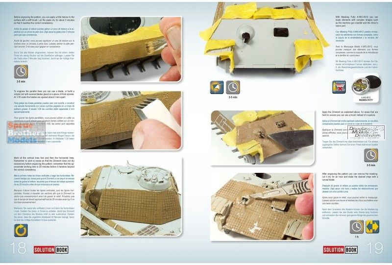 AMM7906 AMMO by Mig Solutions Box Mini - How to Apply Zimmerit On
