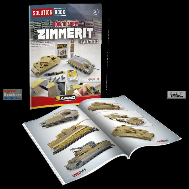 AMM7906 AMMO by Mig Solutions Box Mini - How to Apply Zimmerit On