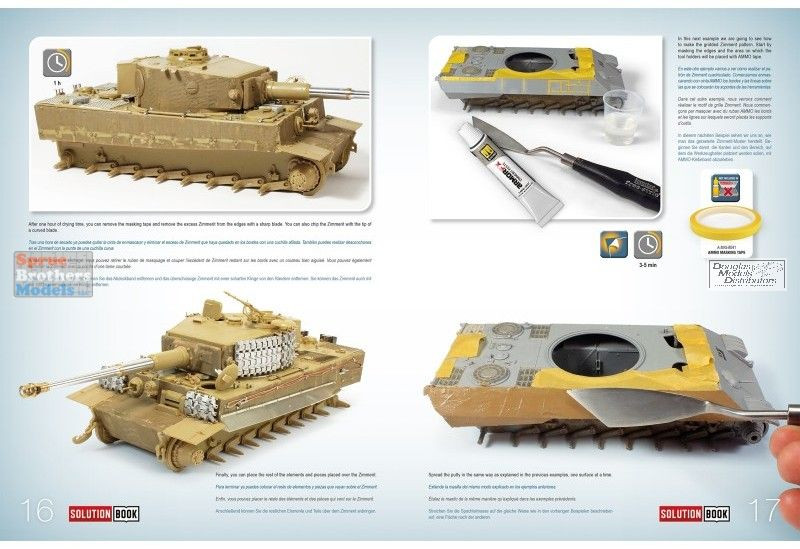 AMM7906 AMMO by Mig Solutions Box Mini - How to Apply Zimmerit On