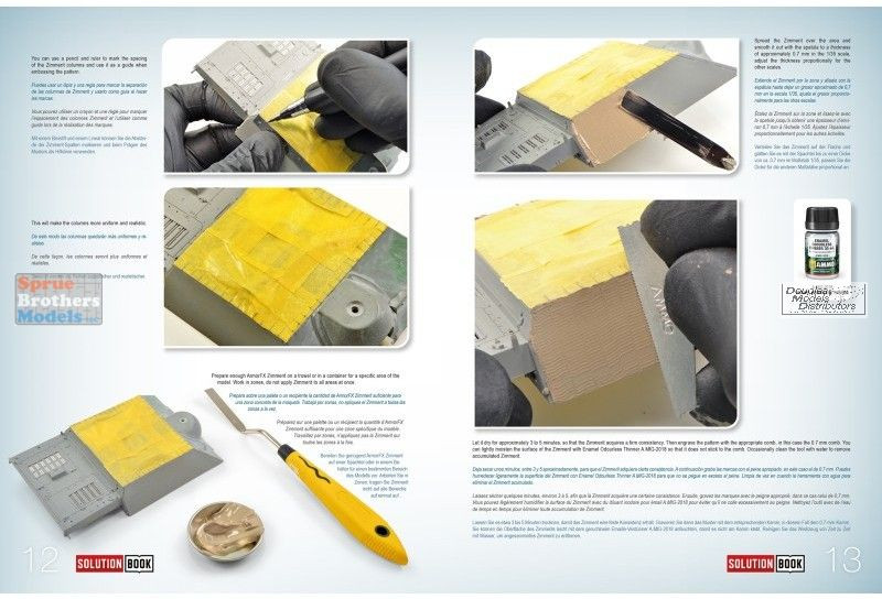 AMM7906 AMMO by Mig Solutions Box Mini - How to Apply Zimmerit On