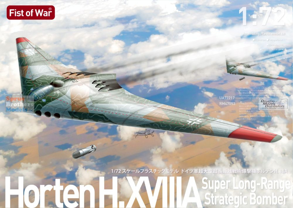 MOC72217 1:72 Modelcollect Horten H.XVIIIA Super Long Range