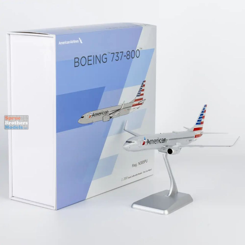NGM08052 1:200 NG Model American Airlines B737-800 Reg #N355PU