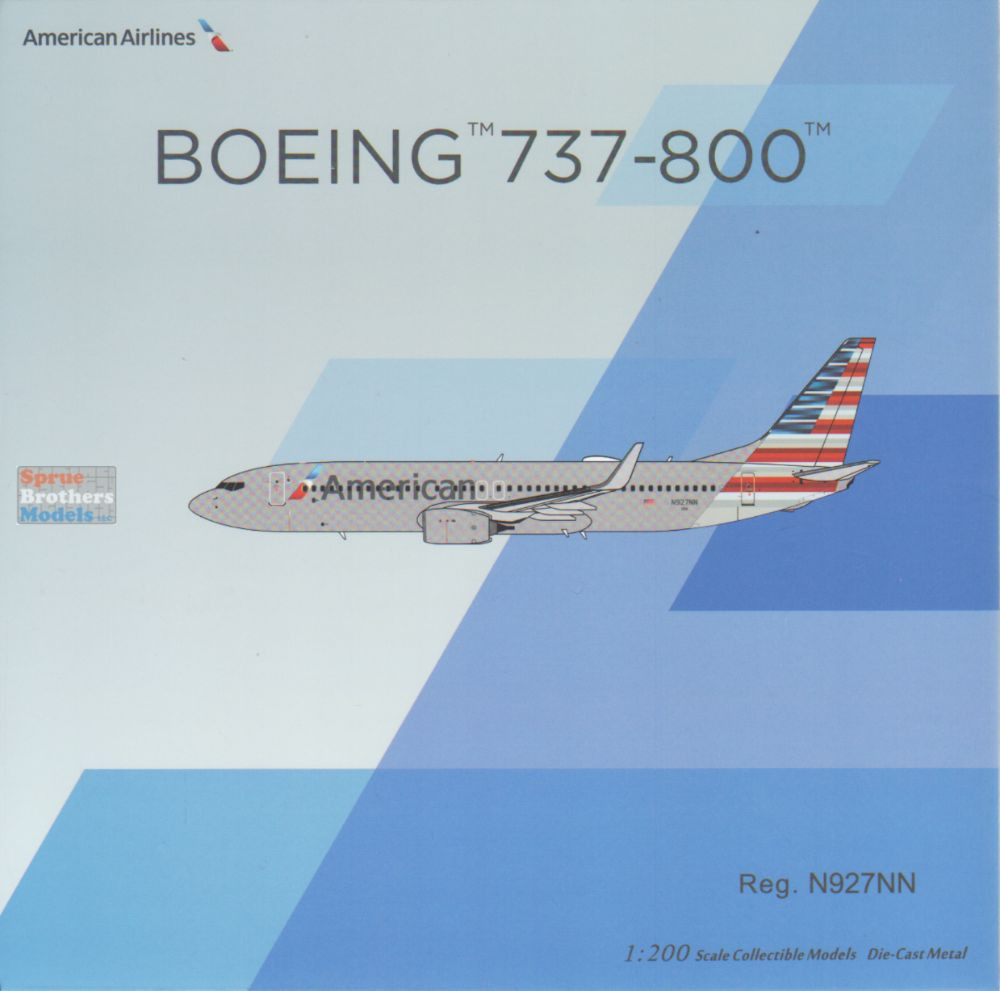 NGM08051 1:200 NG Model American Airlines B737-800 Reg #N927NN