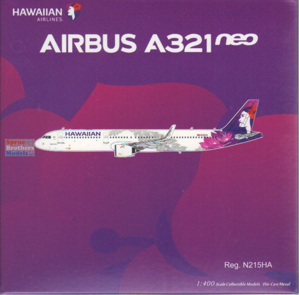 NGM13133 1:400 NG Model Hawaiian Airlines Airbus A321neo Reg