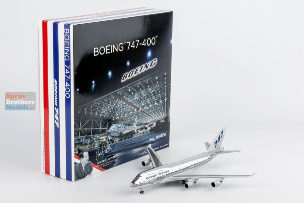 NGM04010 1:400 NG Model Boeing Company B747-400 Reg #N401PW (pre