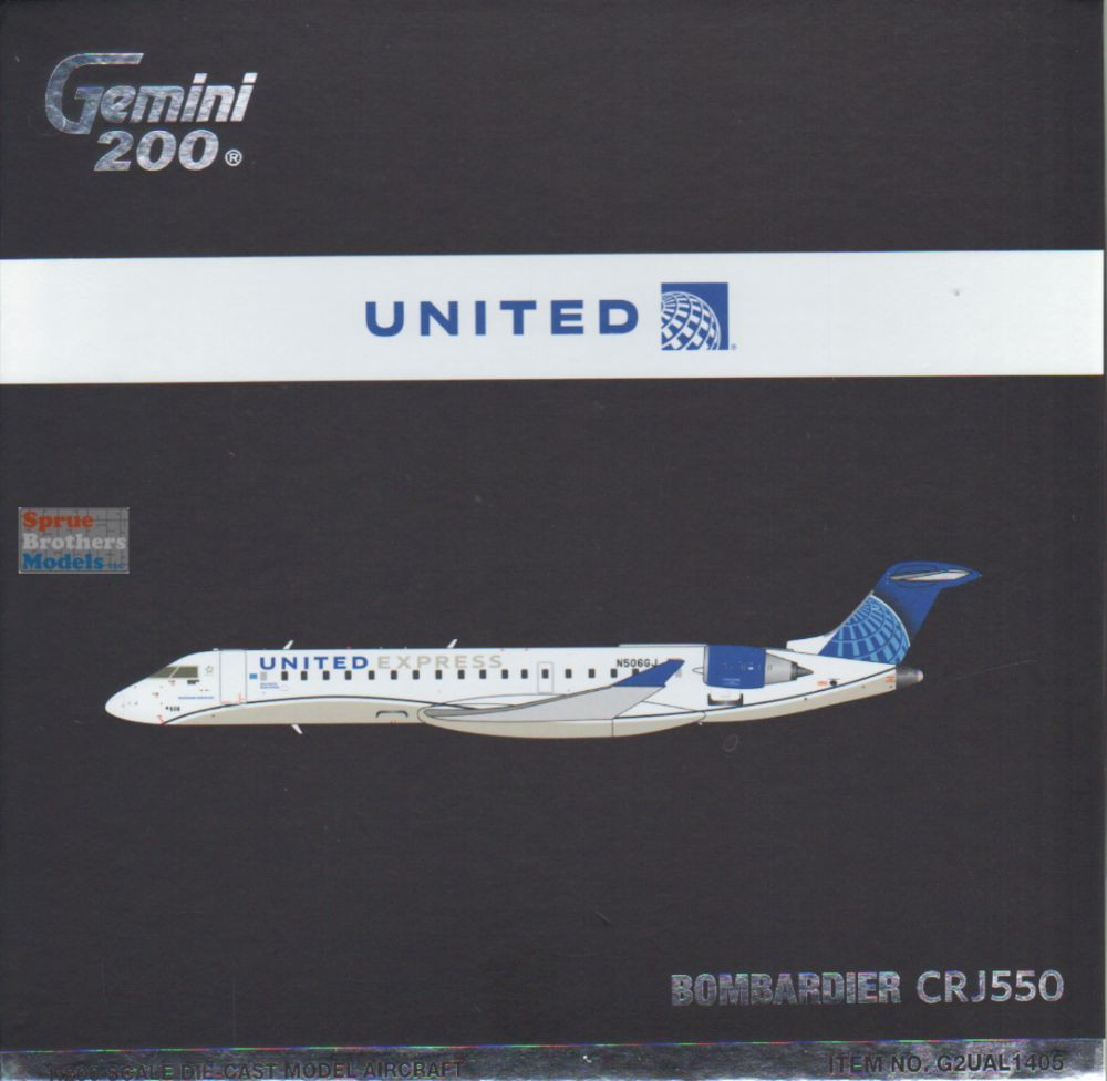 GEMG21405 1:200 Gemini Jets United Express CRJ-550 Reg #N506GJ
