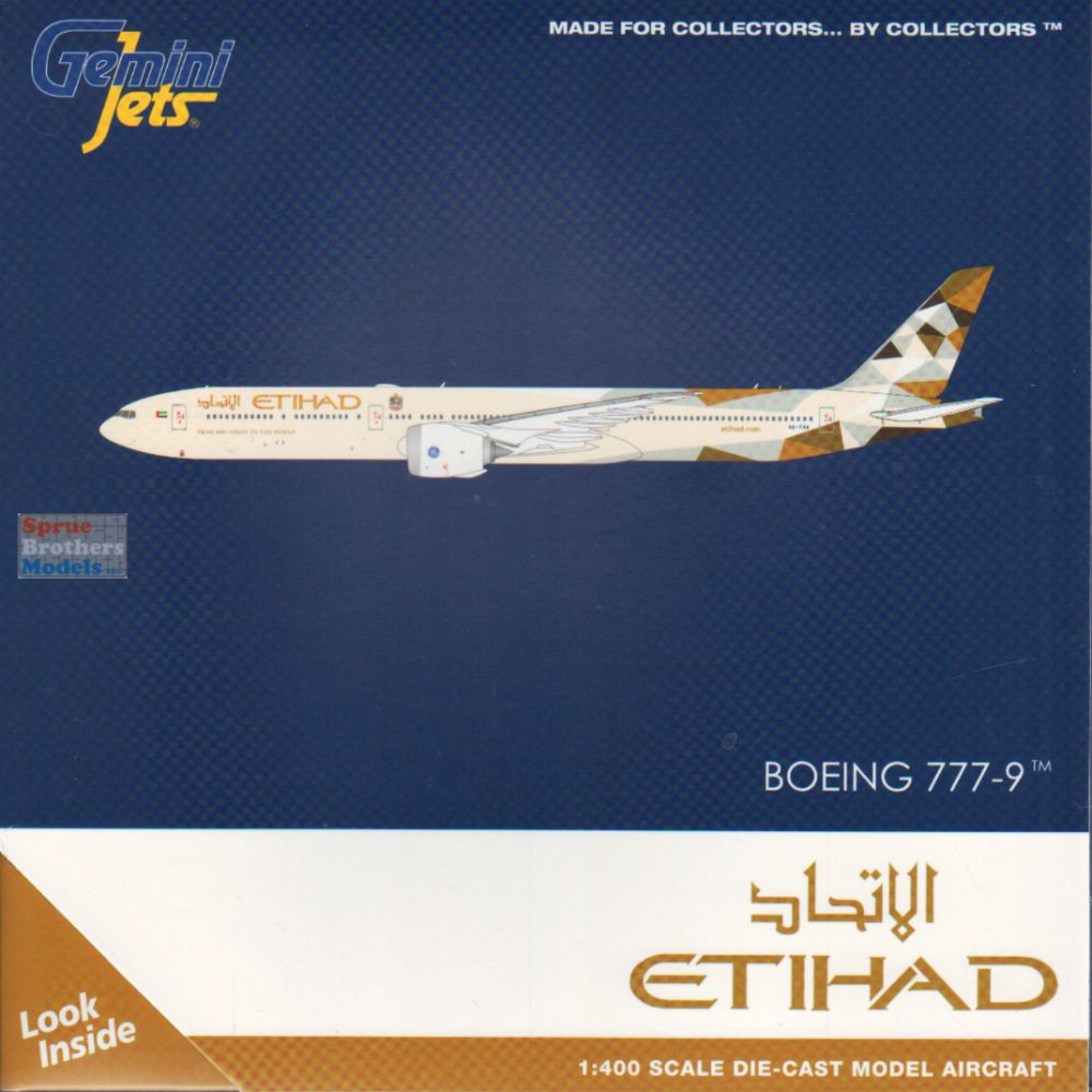 GeminiJets Emirates 777-9X 1/400 Reg# A6-EZA - Pilot Stuff Online