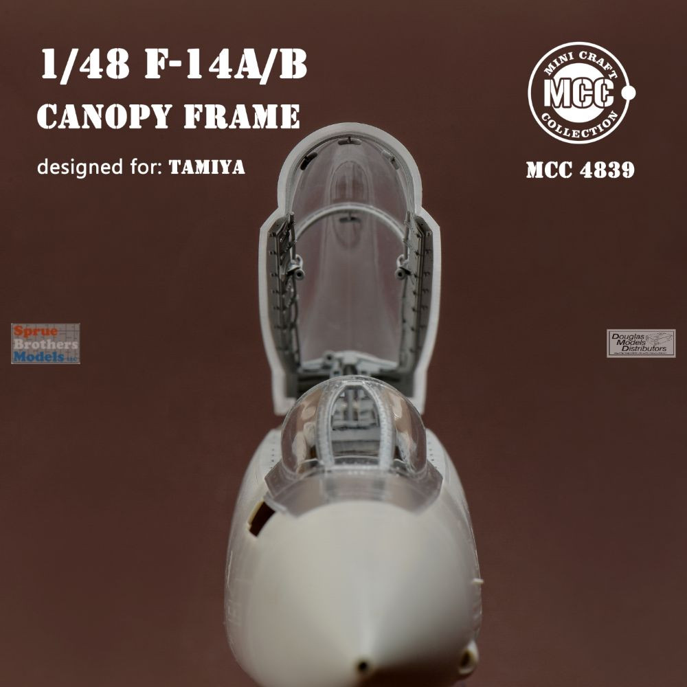 MCC48039 1:48 Mini Craft Collection F-14A F-14B Tomcat Canopy