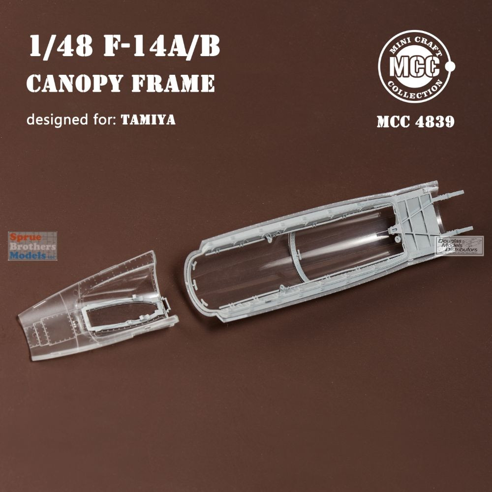 MCC48039 1:48 Mini Craft Collection F-14A F-14B Tomcat Canopy
