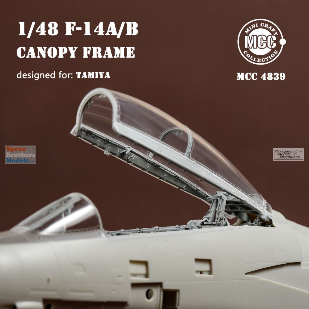 MCC48039 1:48 Mini Craft Collection F-14A F-14B Tomcat Canopy