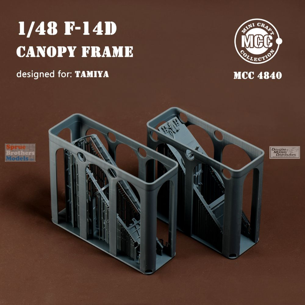タミヤ用 1/48 F-14A/B・F-14D キャノピーフレーム MCC MCC48040 1:48 Mini Craft Collection F-14D Tomcat Canopy Frame (TAM
