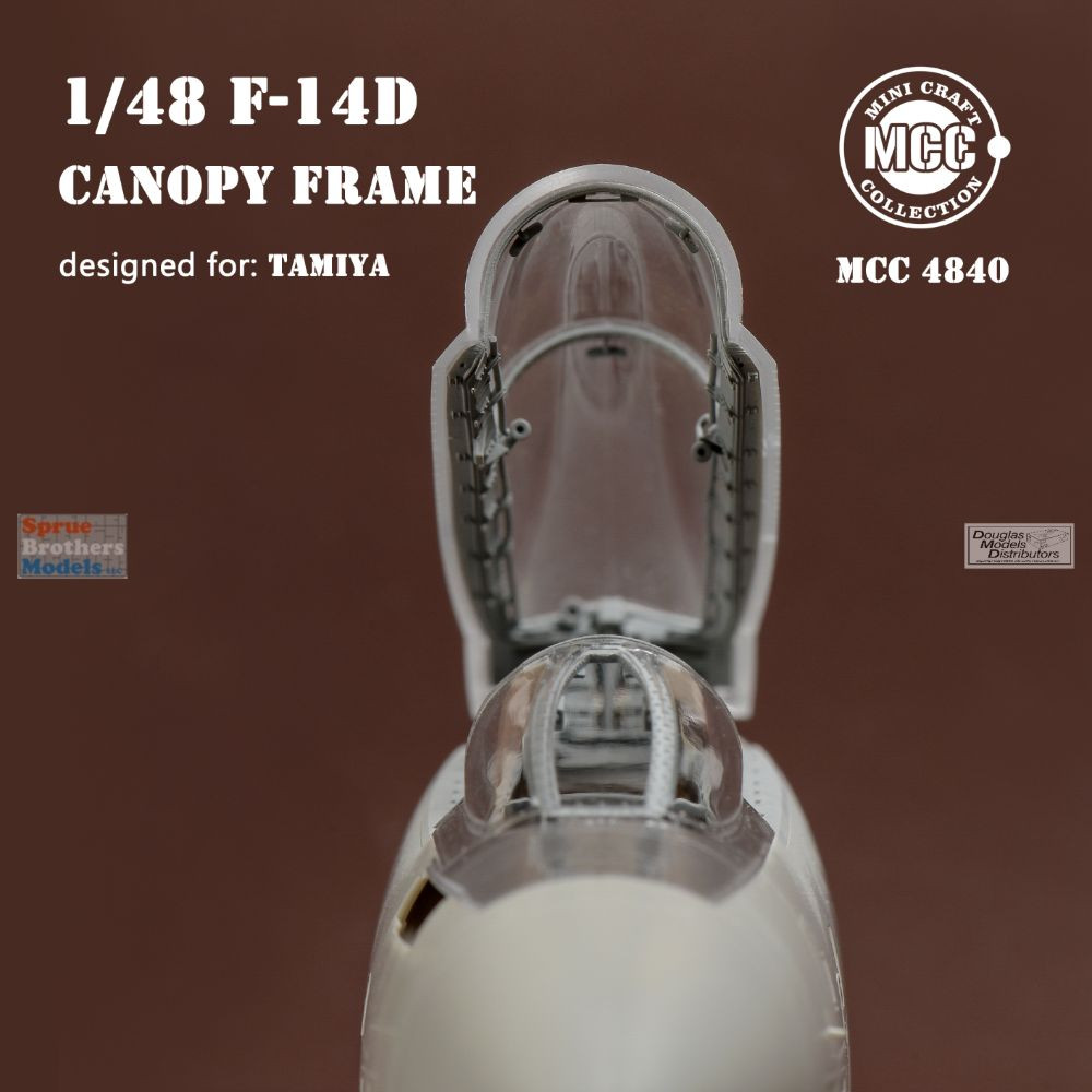 MCC48040 1:48 Mini Craft Collection F-14D Tomcat Canopy Frame (TAM