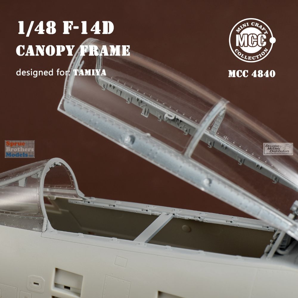 MCC48040 1:48 Mini Craft Collection F-14D Tomcat Canopy Frame (TAM