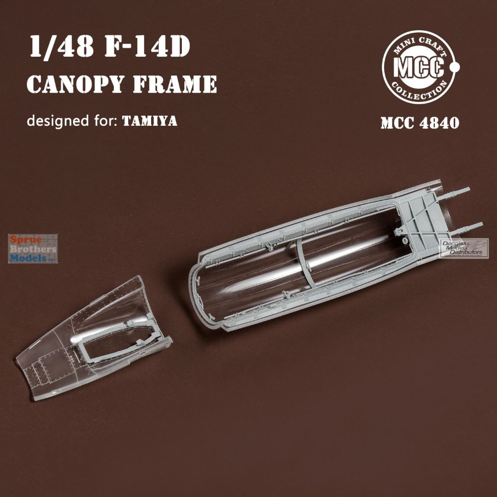 MCC48040 1:48 Mini Craft Collection F-14D Tomcat Canopy Frame (TAM