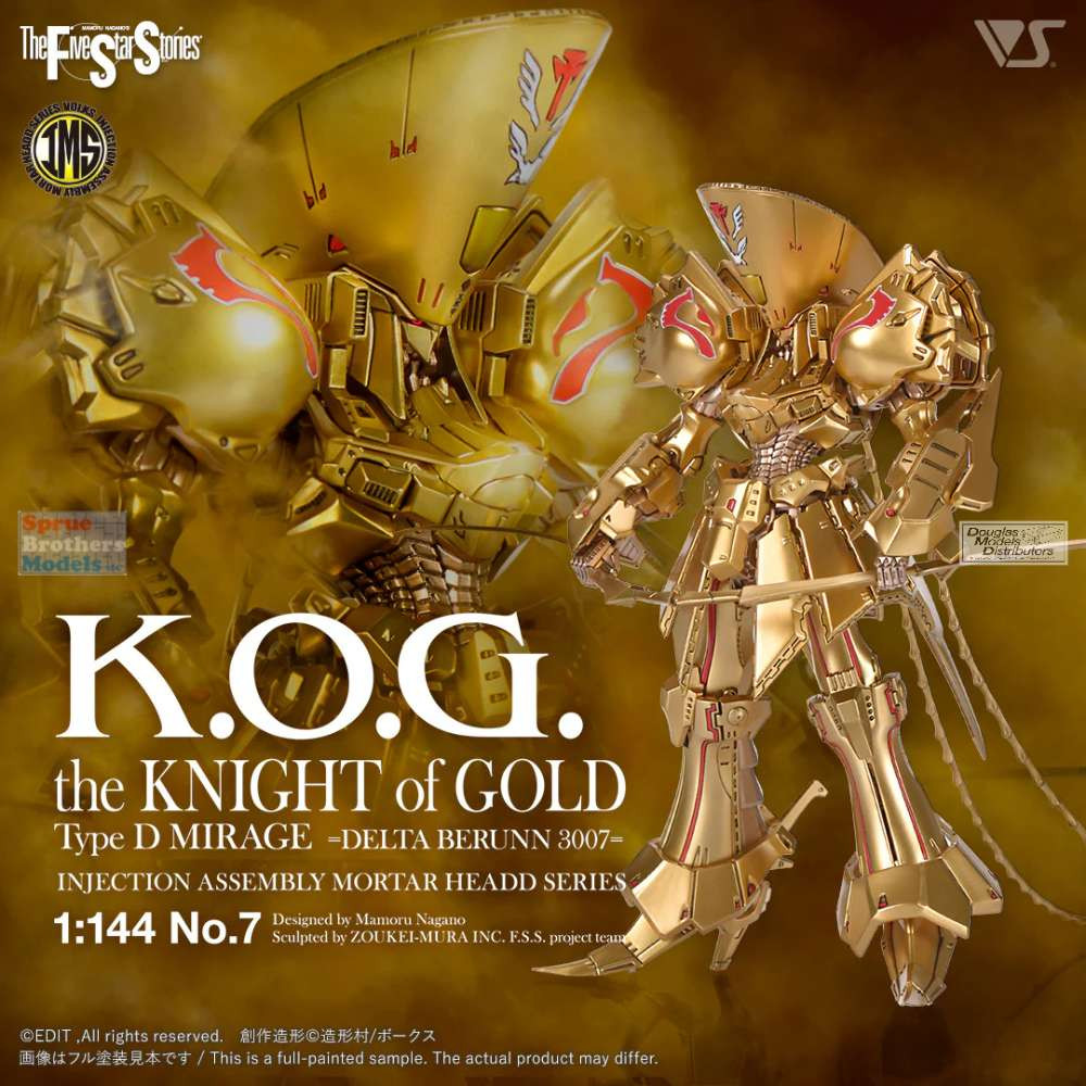 ロボット K.O.G. the KNIGHT of GOLD Type D MIRAGE ZKMK33468 1:144 Volks IMS The Knight of Gold Type D Mirage - Delta
