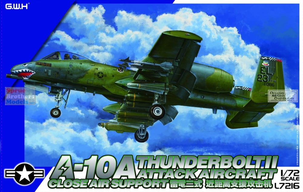 LNRL7216 1:72 Great Wall Hobby A-10A Thunderbolt II - Sprue