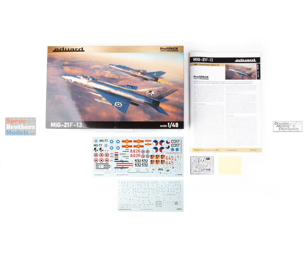 EDU82191 1:48 Eduard MiG-21F-13 Fishbed ProfiPACK - Sprue Brothers