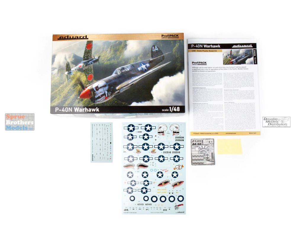 EDU82242 1:48 Eduard P-40N Warhawk [ProfiPack Edition] - Sprue