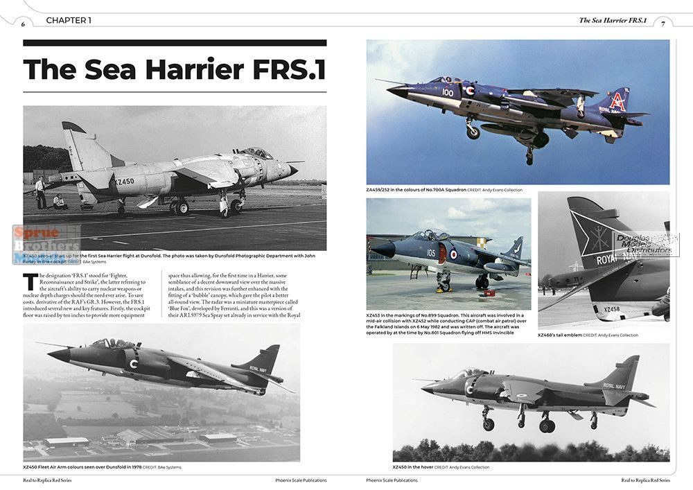 PSPRED014 Phoenix Scale Publications - Sea Harrier FRS.1 FRS.51 FA
