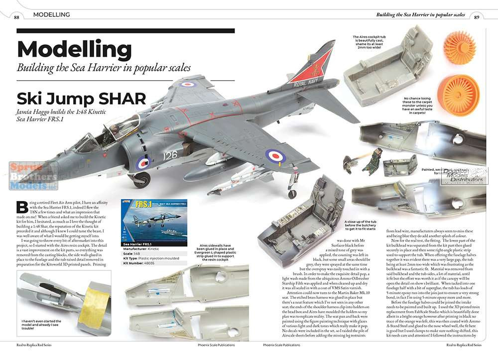 PSPRED014 Phoenix Scale Publications - Sea Harrier FRS.1 FRS.51 FA