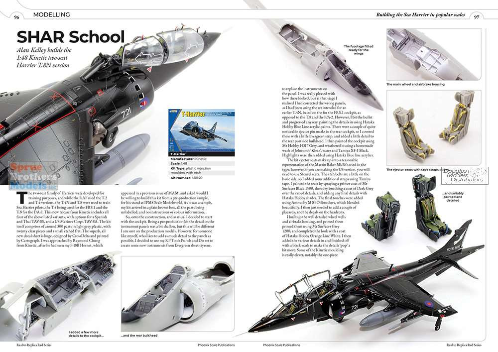 その他 Prince HARRIER 16 GAUGE1.29 PSPRED014 Phoenix Scale Publications - Sea Harrier FRS.1 FRS.51 FA