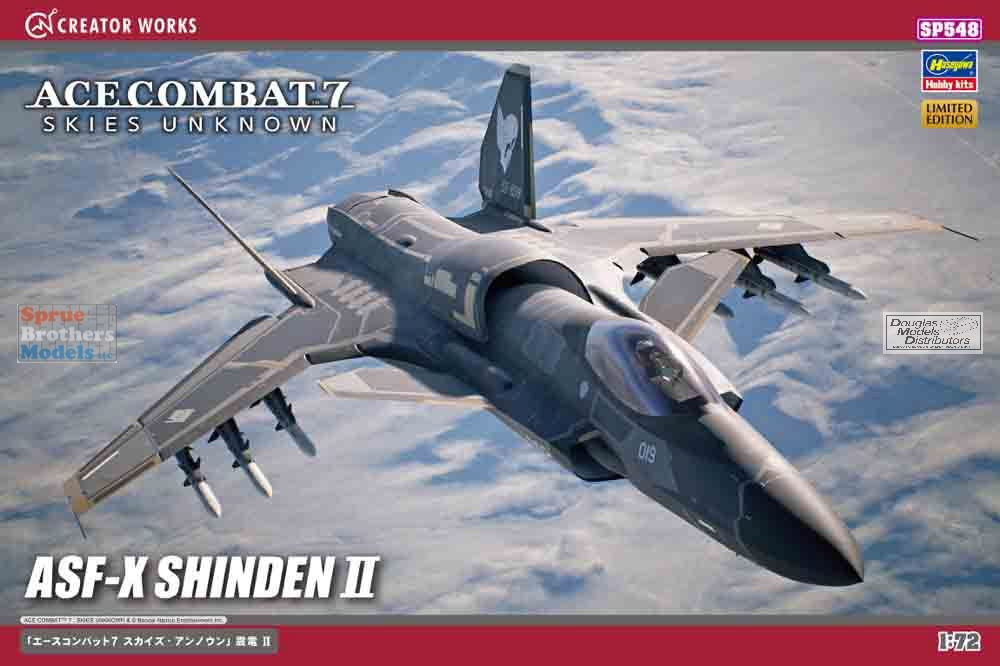 HAS52348 1:72 Hasegawa Ace Combat ASF-X Shinden II - Sprue