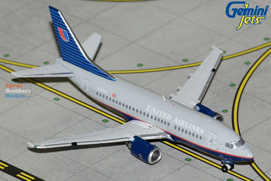GEMGJ2348 1:400 Gemini Jets United Airlines B737-500 Reg GEMGJ2348 1:400 Gemini Jets United Airlines B737-500 Reg