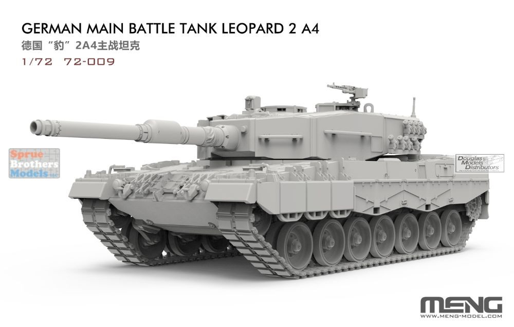 MNG72009 1:72 Meng Leopard 2 A4 - Sprue Brothers Models LLC