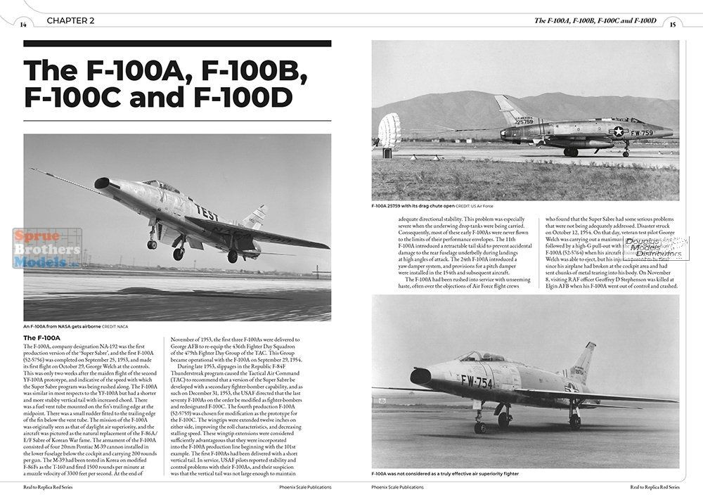 PSPRED015 Phoenix Scale Publications - The North American F-100