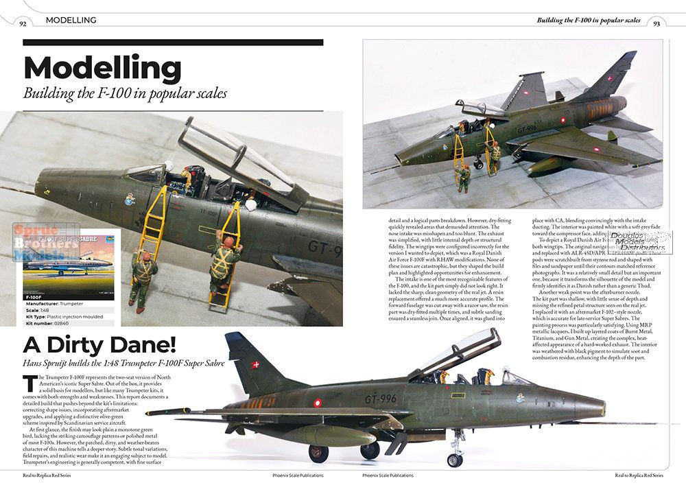 PSPRED015 Phoenix Scale Publications - The North American F-100