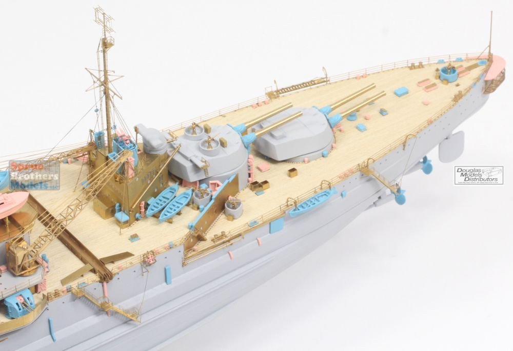 PONF37039 1:350 Pontos Model Advanced Detail Set - HMS Warspite