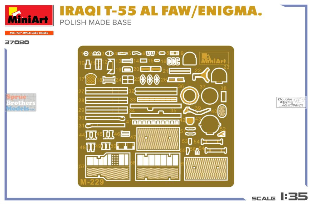 MIA37080 1:35 Miniart Iraqi T-55 Al Faw/Enigma (Polish Made Base