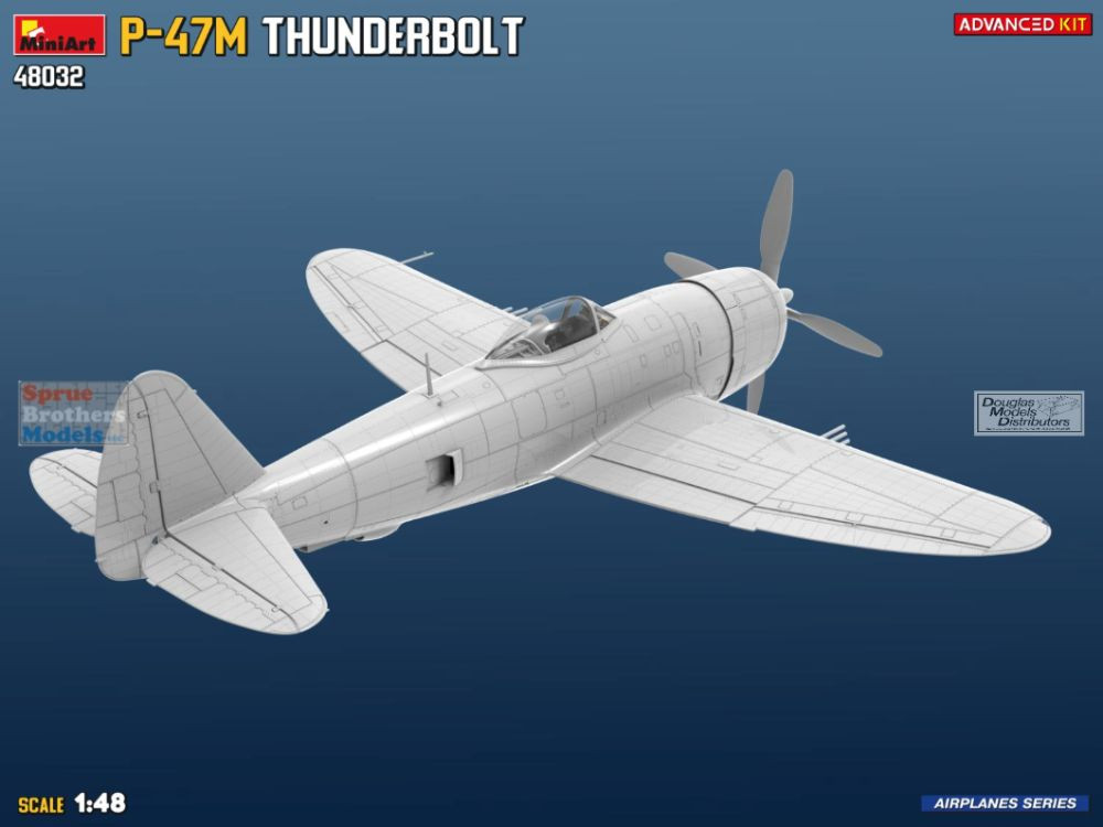 MIA48032 1:48 Miniart P-47M Thunderbolt [Advanced Kit] - Sprue