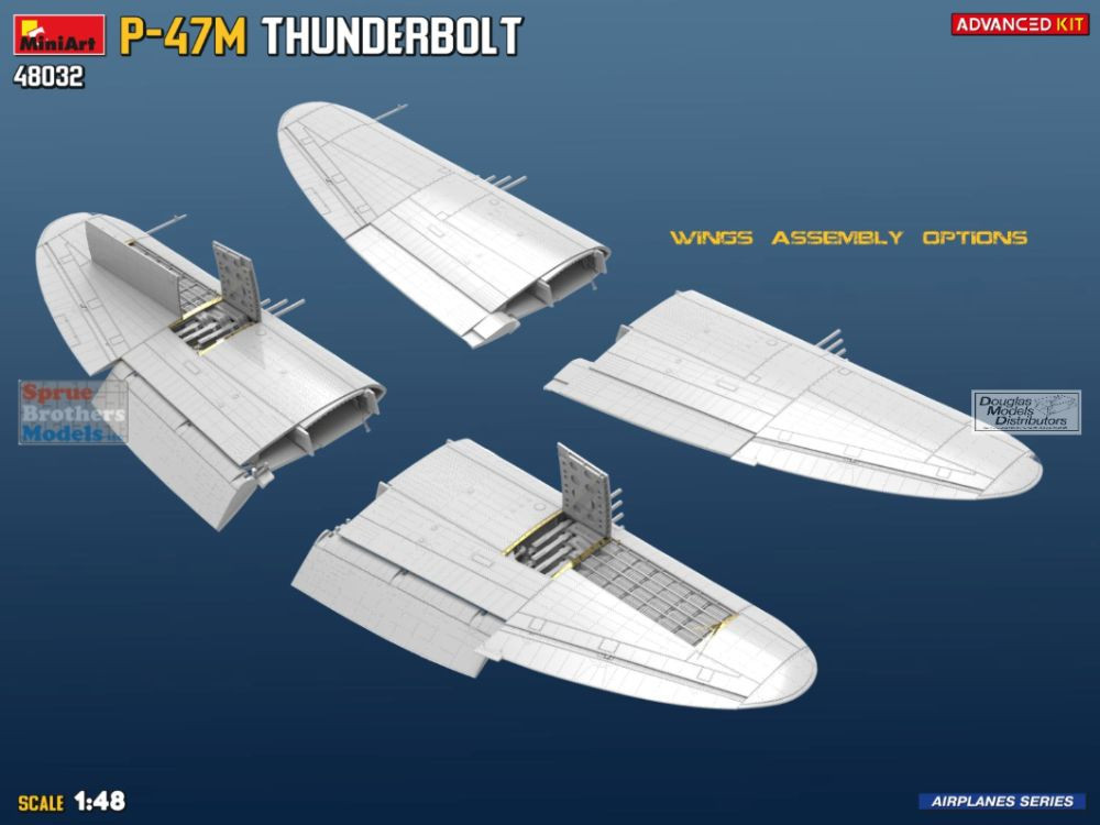 MIA48032 1:48 Miniart P-47M Thunderbolt [Advanced Kit] - Sprue