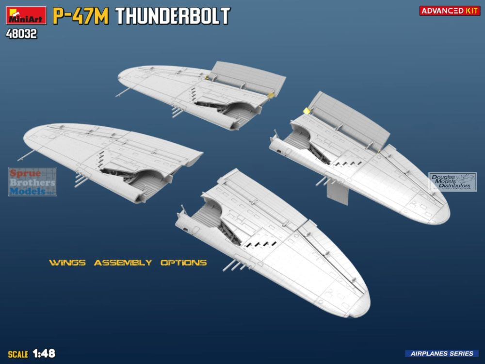 MIA48032 1:48 Miniart P-47M Thunderbolt [Advanced Kit] - Sprue