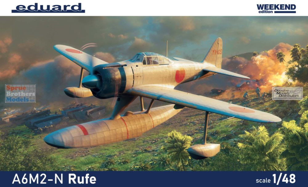 EDU84208 1:48 Eduard A6M2-N Rufe [Weekend Edition] - Sprue