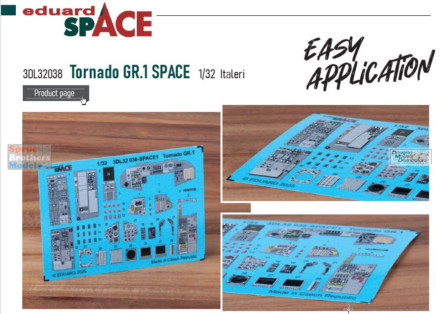 EDU3DL32038 1:32 Eduard SPACE - Tornado GR.1 (ITA kit) - Sprue