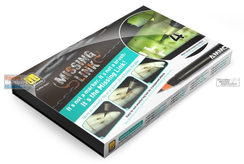 AMM0401 AMMO by Mig Missing Link Watercolor Marker Set - Aircraft
