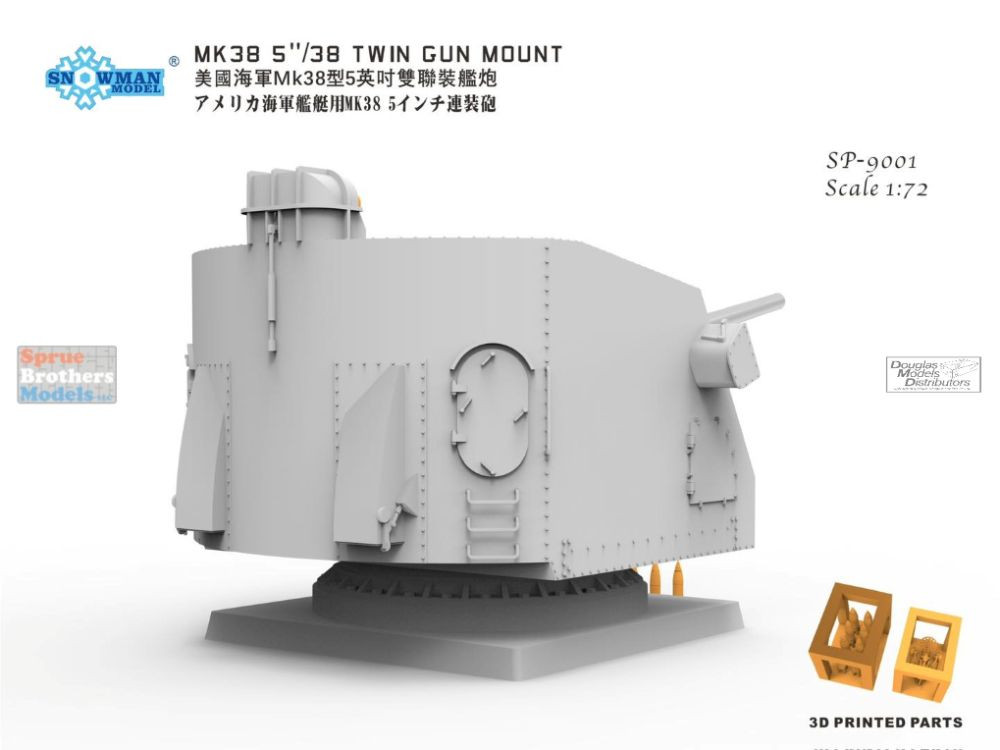 SNMSP9001 1:72 Snowman Model Mk.38 5