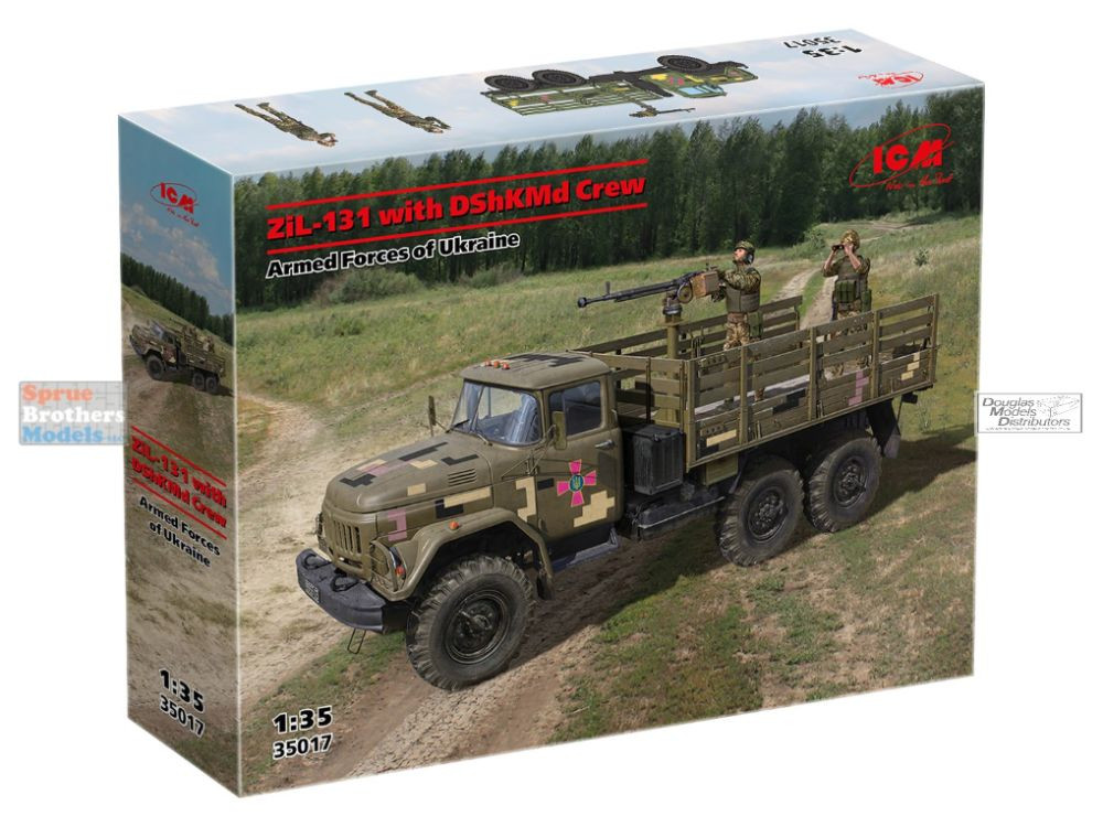 ビルス ICM35017 1:35 ICM ZiL-131 with DShKMd Crew [Armed Forces of