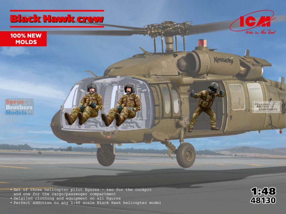 1⁄48 ICM Black | Hawk MH-60L Forces Helicopter Special US アイ