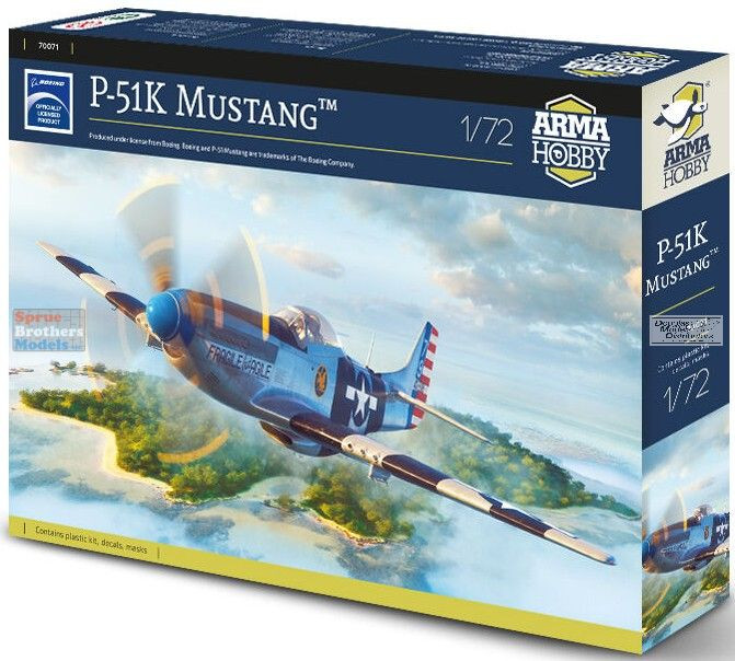 ARM70071 1:72 Arma Hobby P-51K Mustang - Sprue Brothers Models LLC