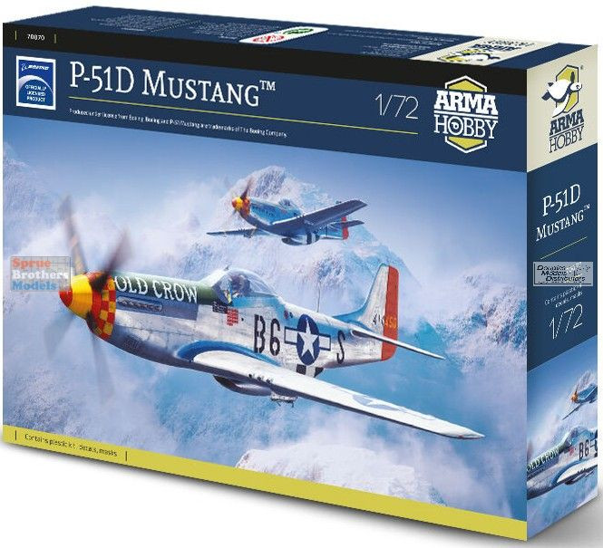ARM70070 1:72 Arma Hobby P-51D Mustang - Sprue Brothers Models LLC