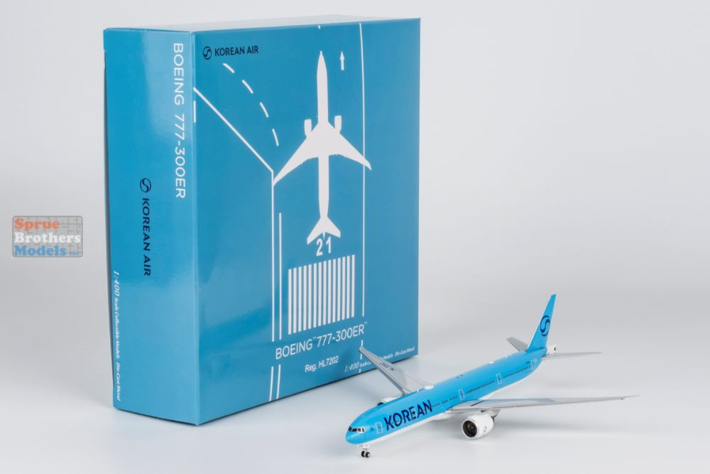 NGM73081 1:400 NG Model Korean Air B777-300ER Reg #HL7202 (pre