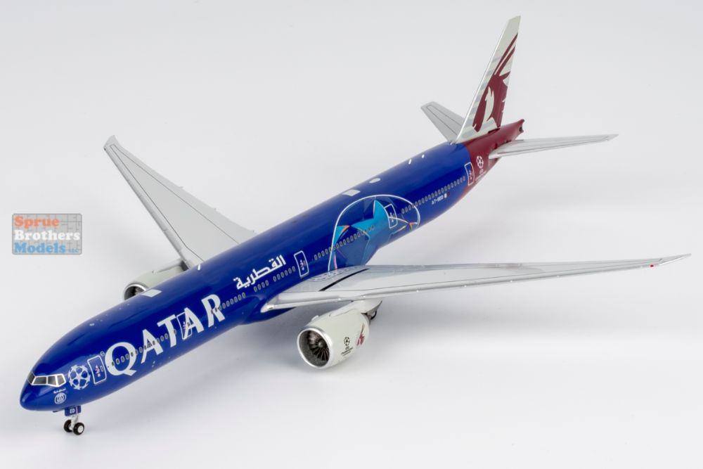 NG Models カタール航空 B777-300ER A7-BED NGM73084 1:400 NG Model Qatar Airways B777-300ER Reg #A7-BED 'UEFA