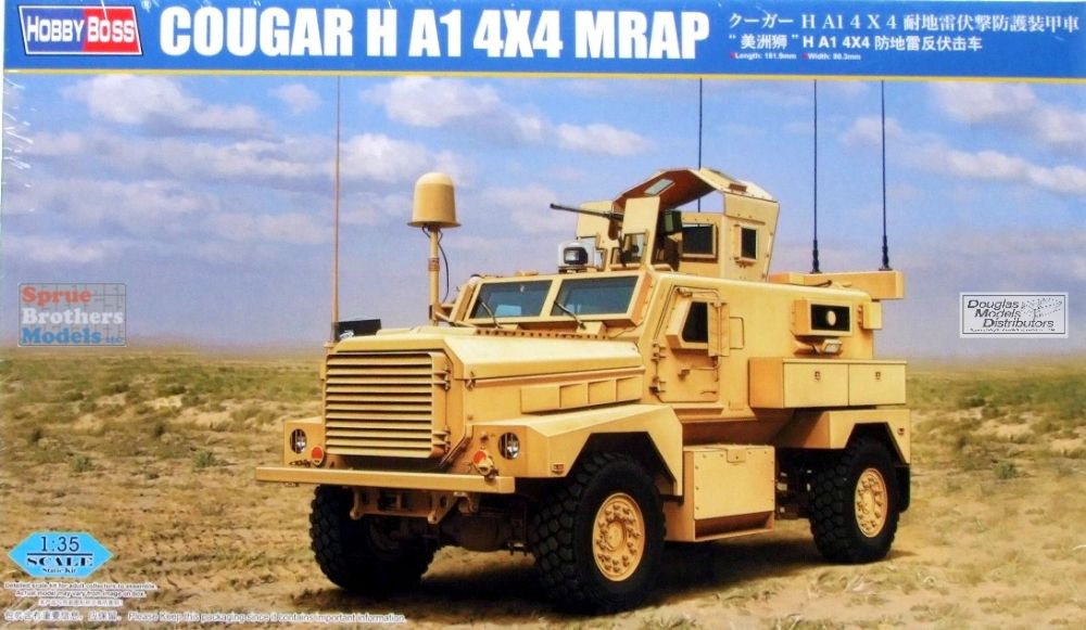 HBS80156 1:35 Hobby Boss Cougar H A1 4x4 MRAP - Sprue Brothers
