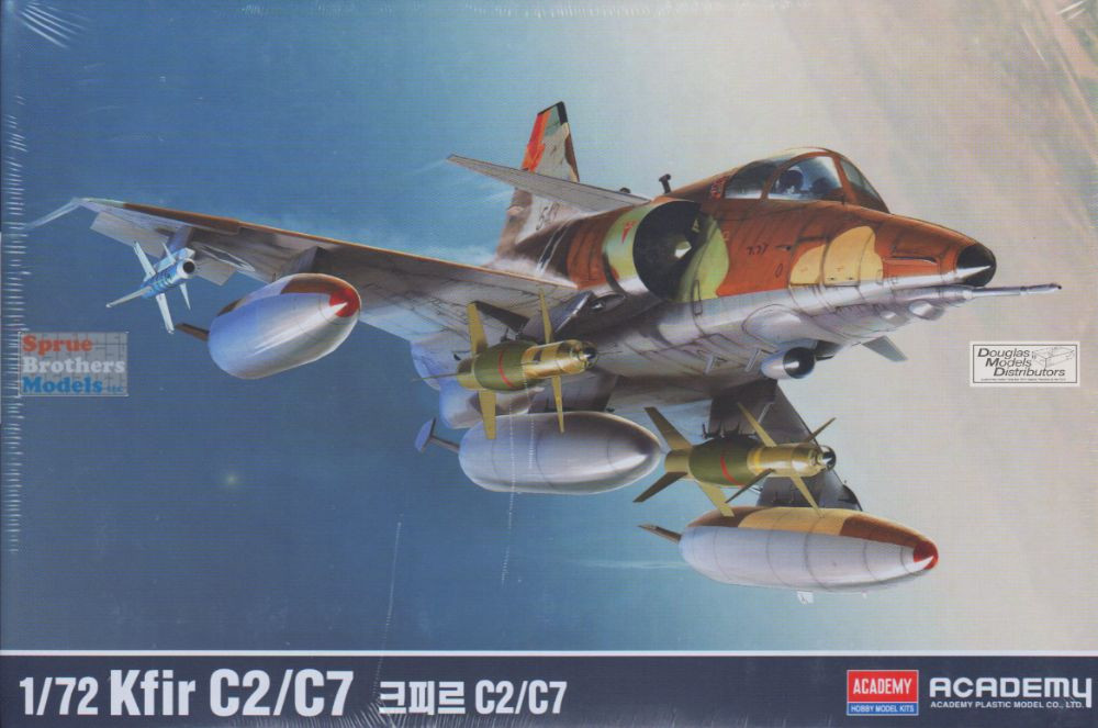 ACA12593 1:72 Academy Kfir C2/C7 - Sprue Brothers Models LLC