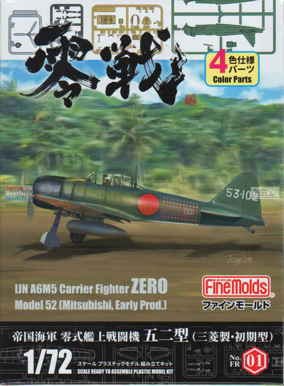 FNMFR001 1:72 Fine Molds IJN A6M5 Zero Model 52 (Mitsubishi Early